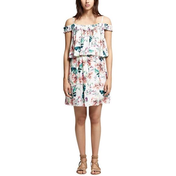 Sanctuary NEW Adjustable Cold-Shoulder Short Dress‎ - Picture 1 of 6